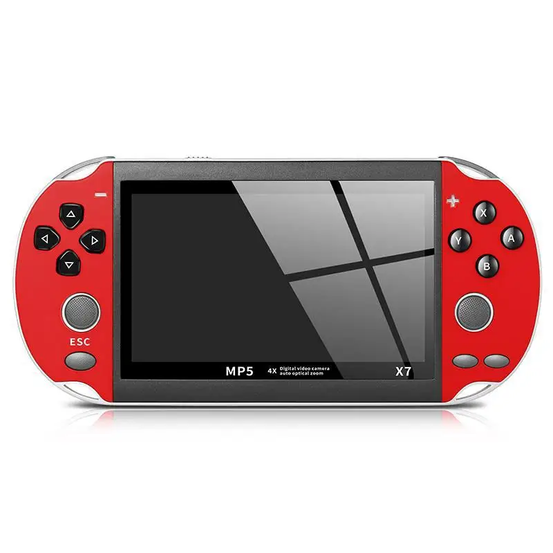 X7 Ретро игровой Набор для psp двойной рокер игровой автомат 4,3 дюймов Большой экран 64 бит 8 г памяти GBA с Bulit в 200 игр