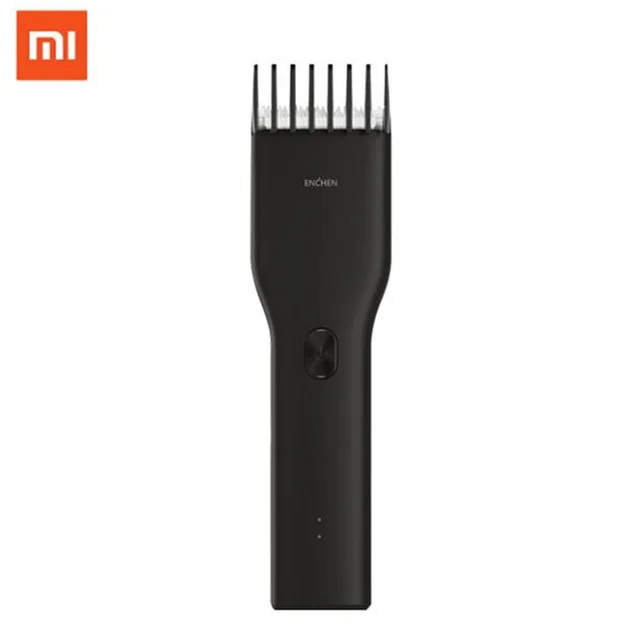 Черный Xiaomi Mi Enchen Boost USB электрическая машинка для стрижки волос с двумя скоростями Керамический Резак для волос быстрая зарядка триммер для волос детская машинка для стрижки волос - Цвет: Черный