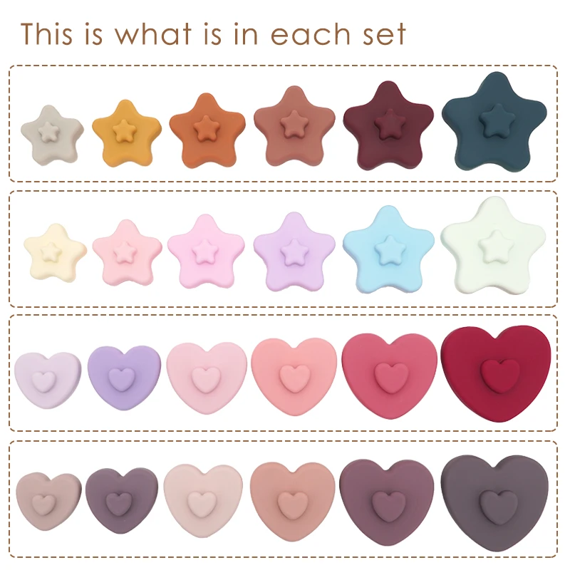 New Design Fidget Toys For Newborns BPA Free Silicone Teething Infant Chewing Toy Building Blocks Nursing Gift For Baby Teether