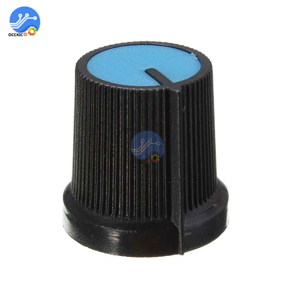 10 шт. черная ручка синяя пластиковая крышка для фотографий отверстие 6 мм|plastic