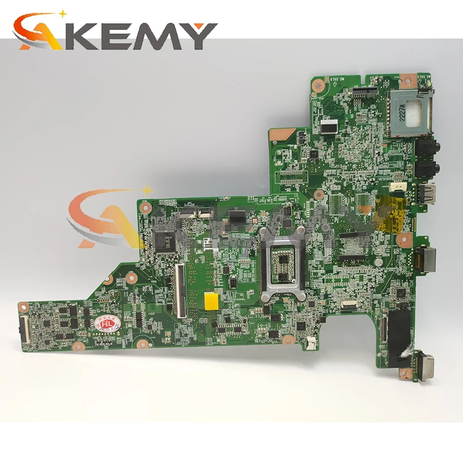 for hp pavillion cq43 cq57 01015fy00 388 g 646177 001 hm65 pga 988b notebook motherboard mainboard full test 100 work free global shipping