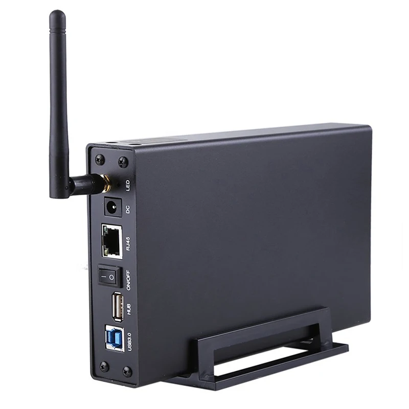 Blueendless BS-U35WF 300 МБ/с USB 3,0 Wi-Fi потоковый сервер 3,5 дюйма внешний жесткий диск HDD корпус, файловый сервер, AP и USB WiFi S