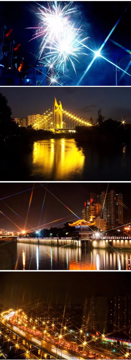 Звездный фильтр для объектива с быстрой загрузкой ночной 4x 6x 8x DJI Phantom 3 3S 3A 3P SE 4 Drone