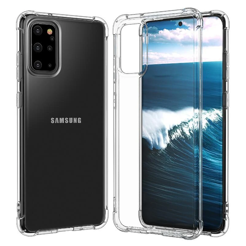 Прозрачный ударопрочный чехол из ТПУ для Samsung Galaxy S11 S11E Plus A71 A51 M30S Ультратонкий