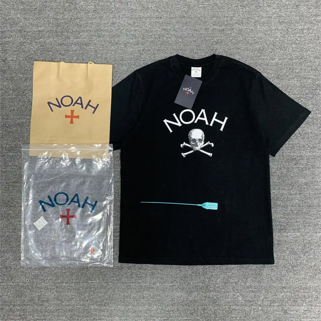 

Noah Jolly Roger T-shirt 2021 Men Women 1:1 High Quality NOAH Tee Casual Tops Cotton Short Sleeve