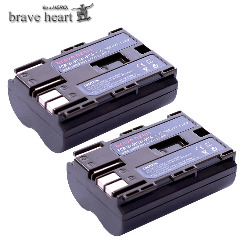BP-511A BP-511 BP 511 BP511 Li-Ion Батарея+ type-c двойной Зарядное устройство для Canon BP-511 G6 G5 G3 G2 G1 EOS 300D 50D 40D 30D 20D 5D