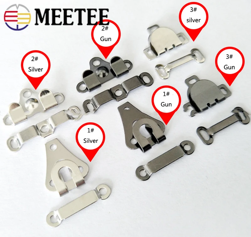 200 шт. металлические пуговицы для брюк и юбки | Дом сад