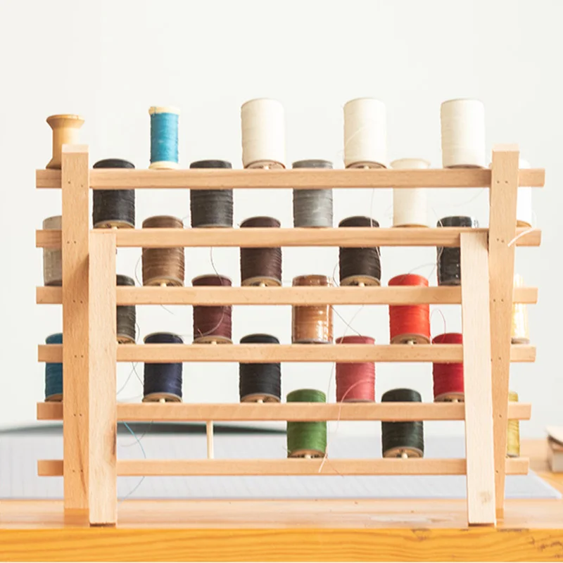 Складная деревянная рейка с катушками для шитья стеганая вышивка E2S | Дом и сад