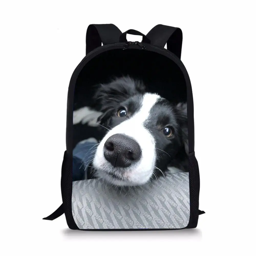 Новый Школьный рюкзак для детей Border Collie милый мальчиков школьный девочек детский