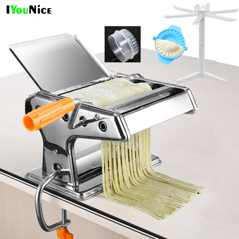 Noodle 2Blades Rack Нержавеющая Сталь Обычные 2 лезвия паста делая машину руководство лапши чайник ручной работы спагетти паста резак лапши вешалка - Цвет: Noodle 2Blades Rack