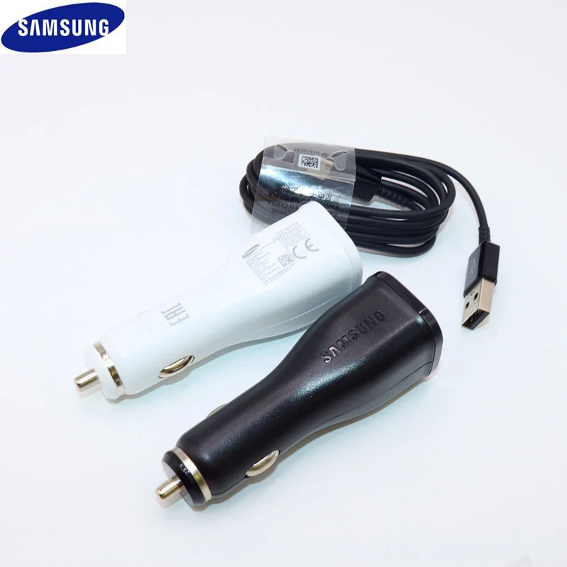 Автомобильное зарядное устройство Samsung note 10 plus быстрая зарядка кабель Micro USB Type C