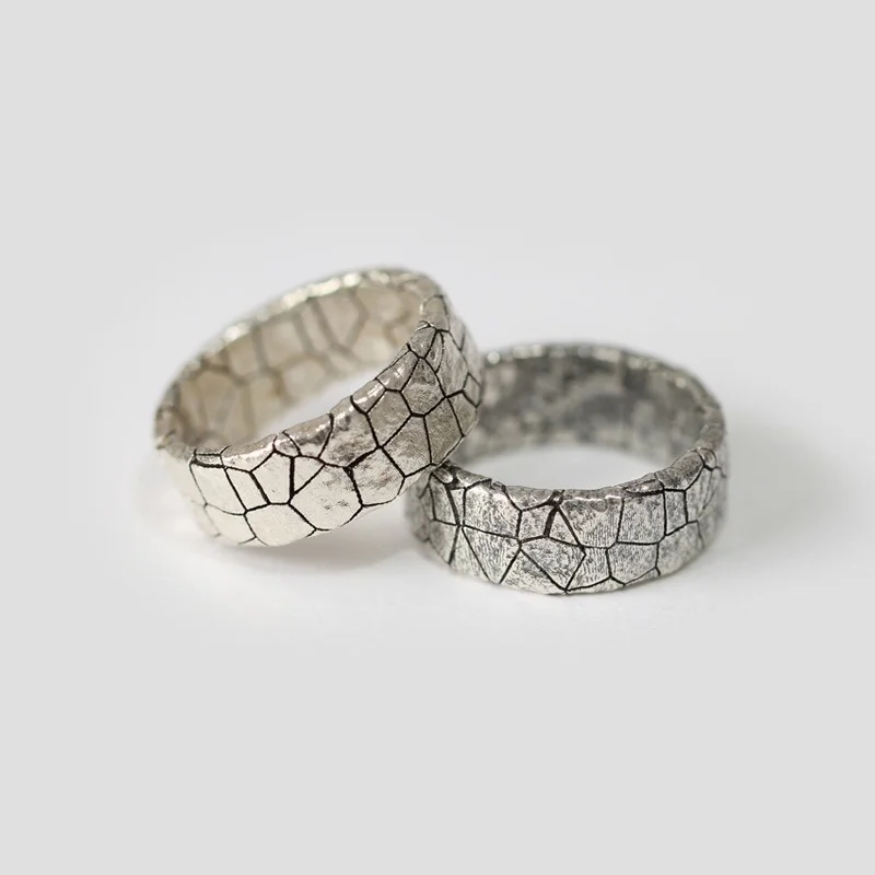 

Fashion Lovers Silver 925 Vintage Ring Men and Women Love Ring Proposal Engagement Ring Birthday Gift Size 6-10