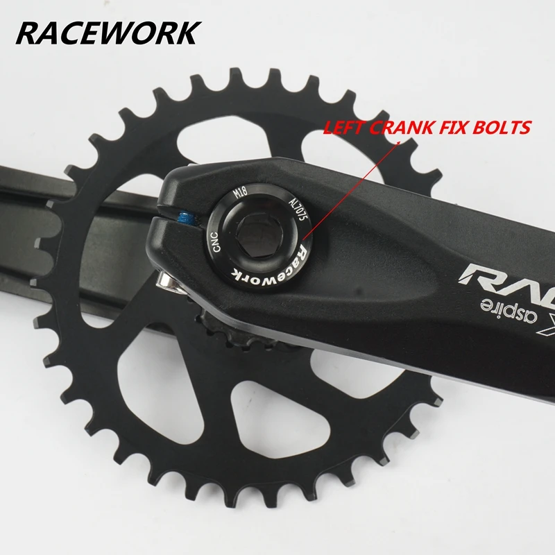 RACEWORK MTB горный велосипед из алюминиевого сплава 170 175 мм рукоятки 32T 34 Т 36 38T прямое