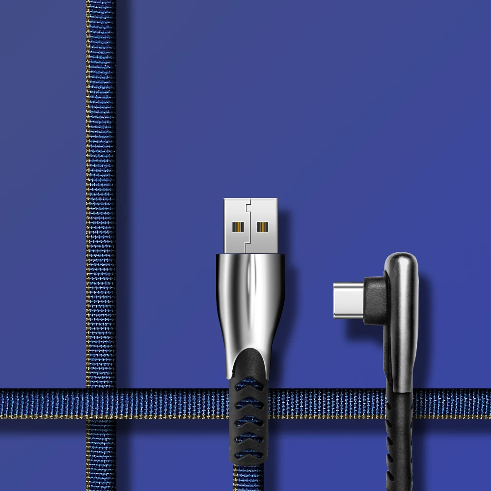 3A type c USB кабель USB C провод для быстрой зарядки для samsung Xiaomi huawei телефонный адаптер type-C usb-C кабель провод зарядное устройство 3 м type c - Цвет: Dark Blue 2