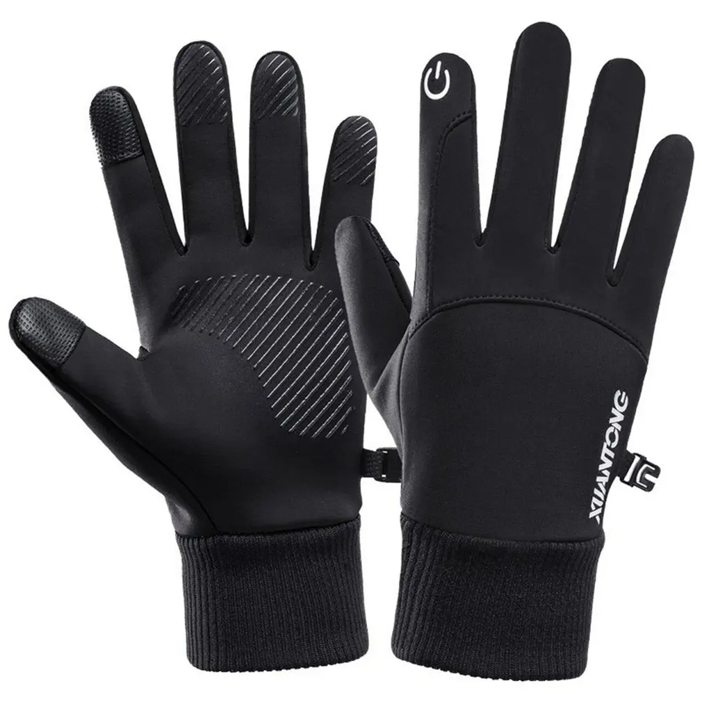 

Winter Waterproof Mens Gloves Windproof Sports Fishing Driving Motorcycle Ski Non-slip Warm Cycling Women Gloves