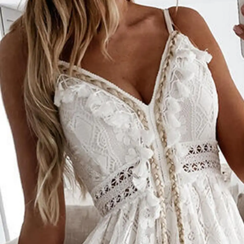 

Solid Color Bohemian Long Dress for Women Summer Sleeveless Dress Women Irregular Hem Maxi Dress Beach Dress Vestidos mujer