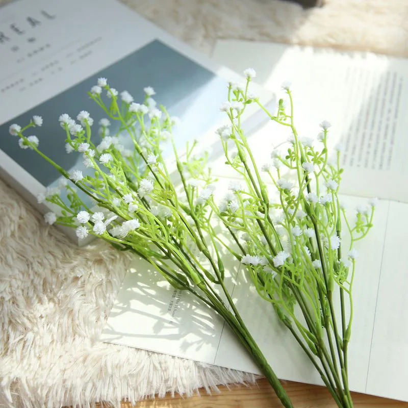 1 шт. Цветочные букеты из Гипсофилы 34 5 см|Искусственные и сухие цветы| |