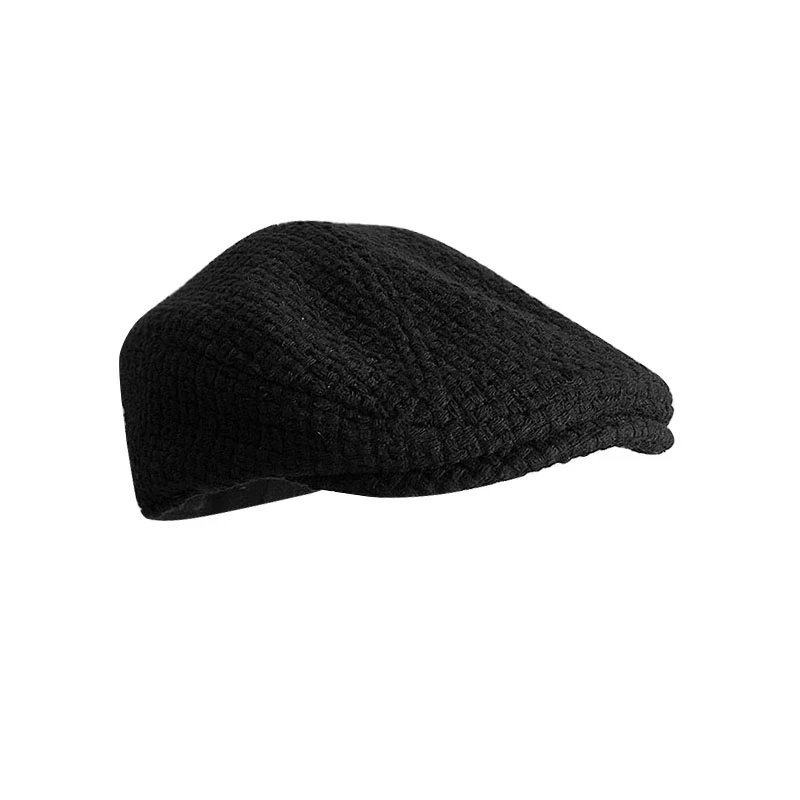 

Ronyu Autumn Men Peaked Cap British Style Khaki Berets Wool Flat Ivy Cap Classic Women Vintage Beret Duckbill Caps Blm110