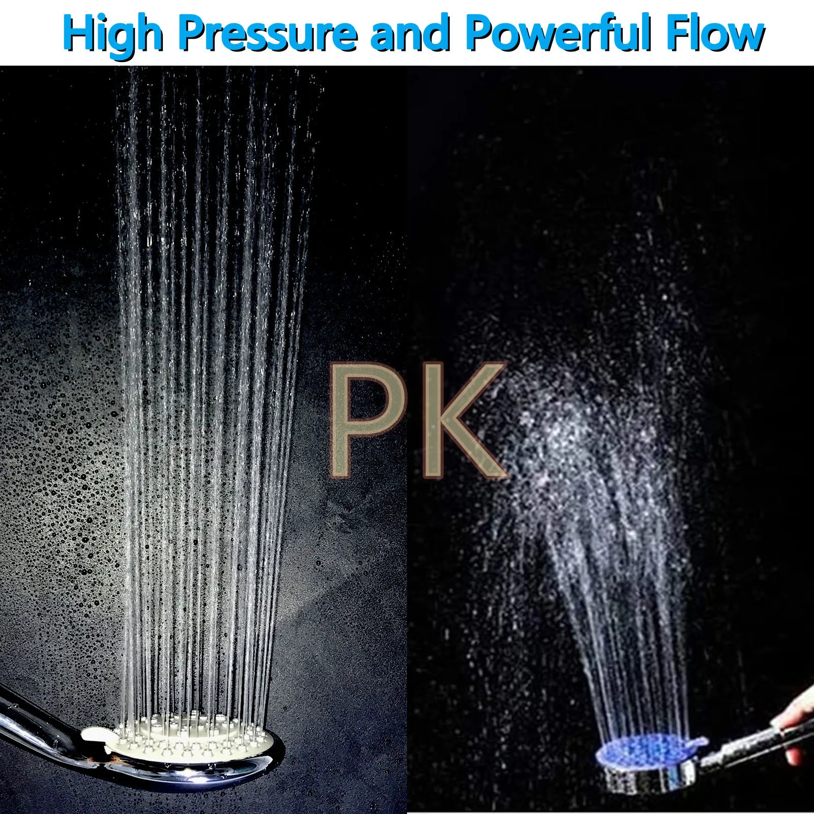 

Shower Head with Handheld High Pressure 5 Spray Settings Showerheads with 59 Inch 304 Stainless Steel Explosion-Proof Hose