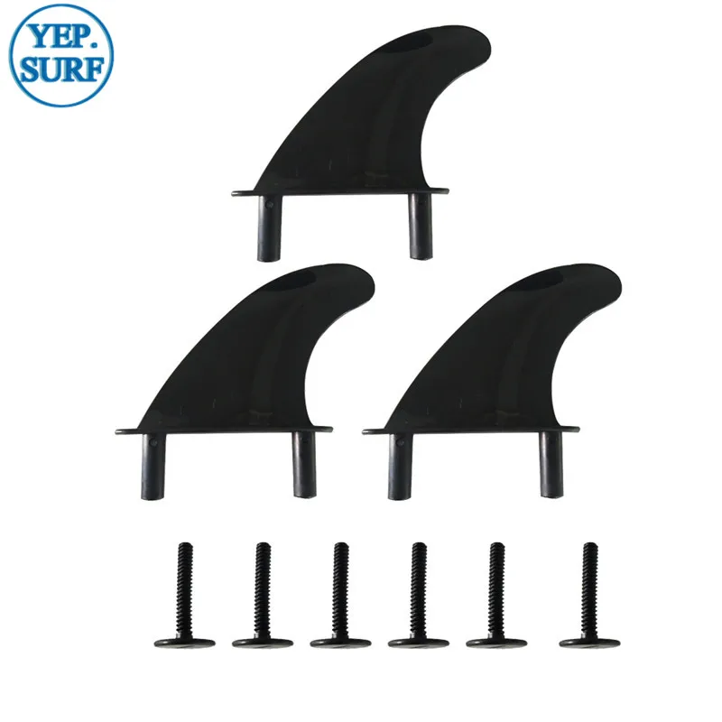 

Surf FCS Soft Fin Black SUP Board Fins Surfing FCS Fins Quad Fin