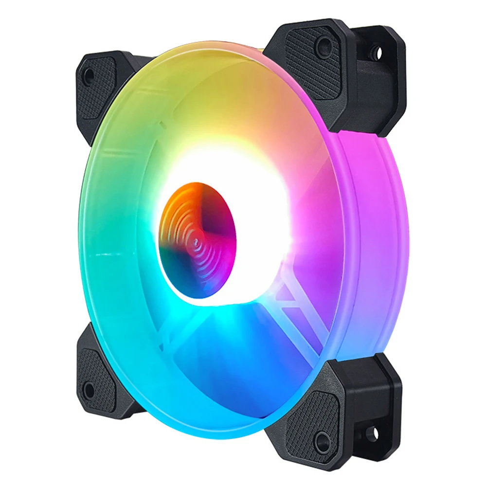 COOLMOON 2 см 12 В 4Pin компьютерный чехол охлаждающий CPUV 3pinrgb освещение ШИМ Луна