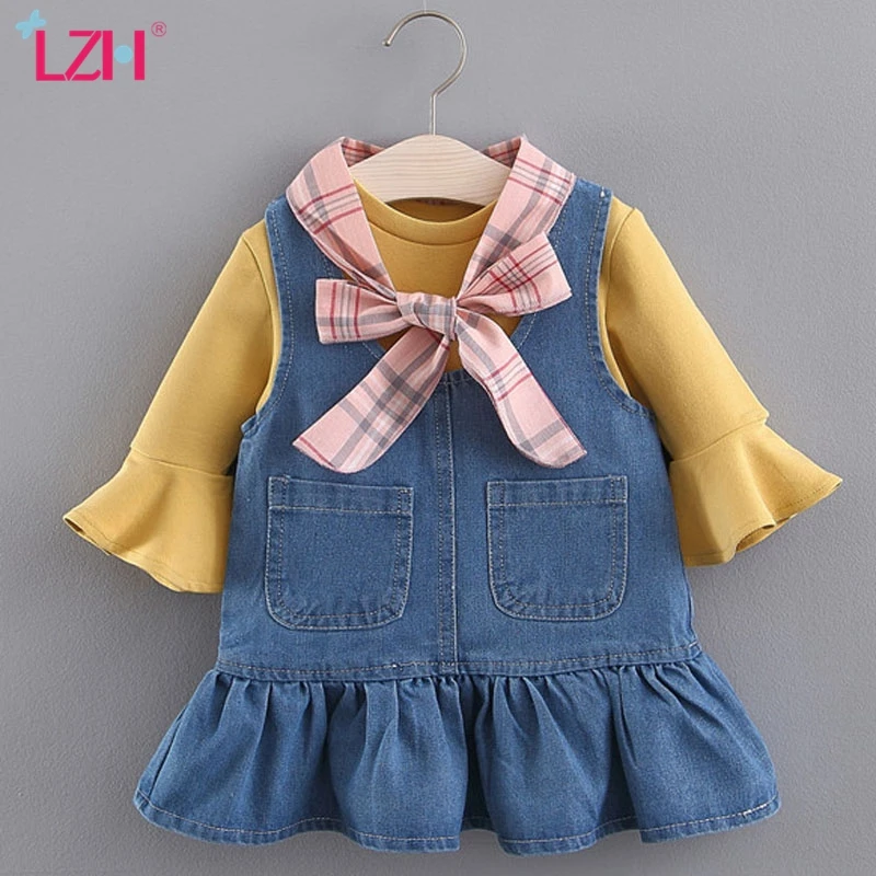 Детское платье LZH новинка осень зима детское праздничное принцессы для маленьких