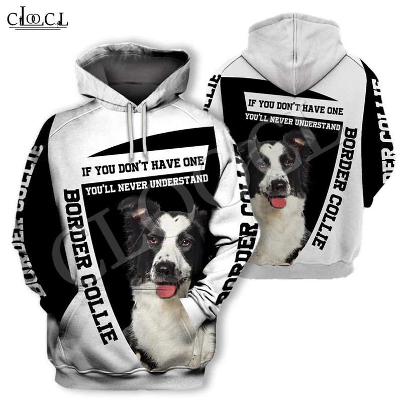 CLOOCL A Girl and Her White Boxer Dog 3D Толстовка с капюшоном и принтом для женщин мужчин свитшот