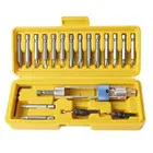 1 Набор полудрель 20 бит высокоскоростная стальная дрель двойное использование ручная отвертка с чехлом многофункциональные инструменты