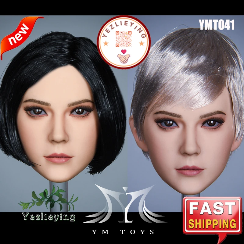 

В наличии YMTOYS 1/6 YMT042 Жуи/YMT041 верескового цвета азиатские Красота женский манекен головы Скульптура модель волос для детей возрастом от 12 "TBL ...