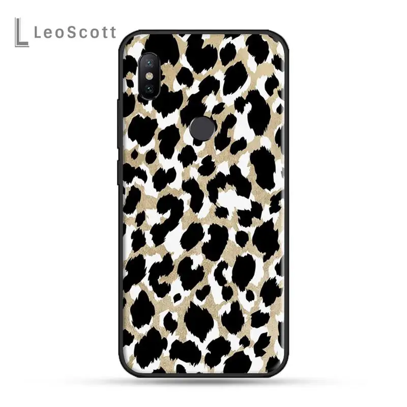 

Leopard sexy Phone Case For xiaomi Redmi 5 5A plus 7A 8 note 2 3 4 5 5A 6 7 GO K20 A2
