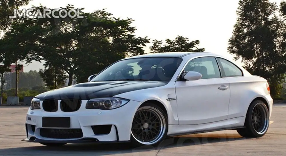 Боковые юбки из углеродного волокна комплект обвеса для BMW E82 1 м 120i 125i 128i 2011 2