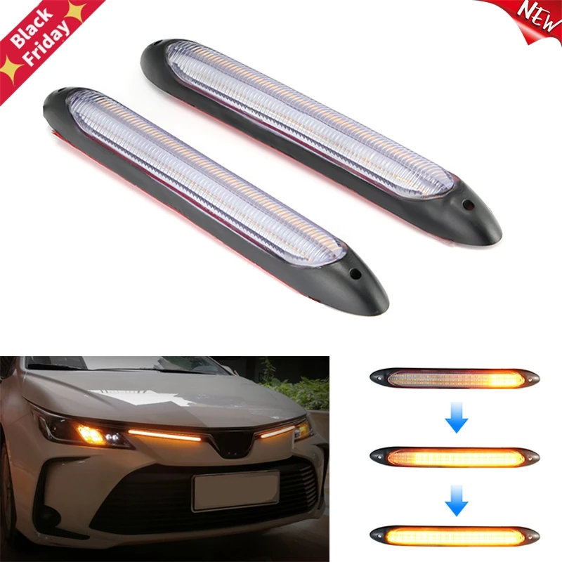 2x светодиодные дневные ходовые огни Габаритные Водонепроницаемый универсальный