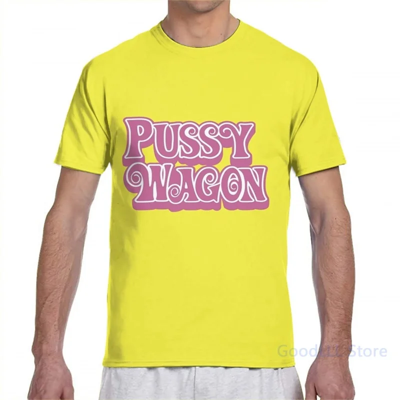Игрушка Pussy Wagon Magenta Мужская футболка с логотипом женская модная принтом для