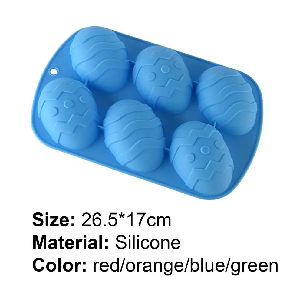 

Mold Lightweight Dinosaur Egg-shaped Solid Color DIY Chocolate Candy Mold for Cake Making