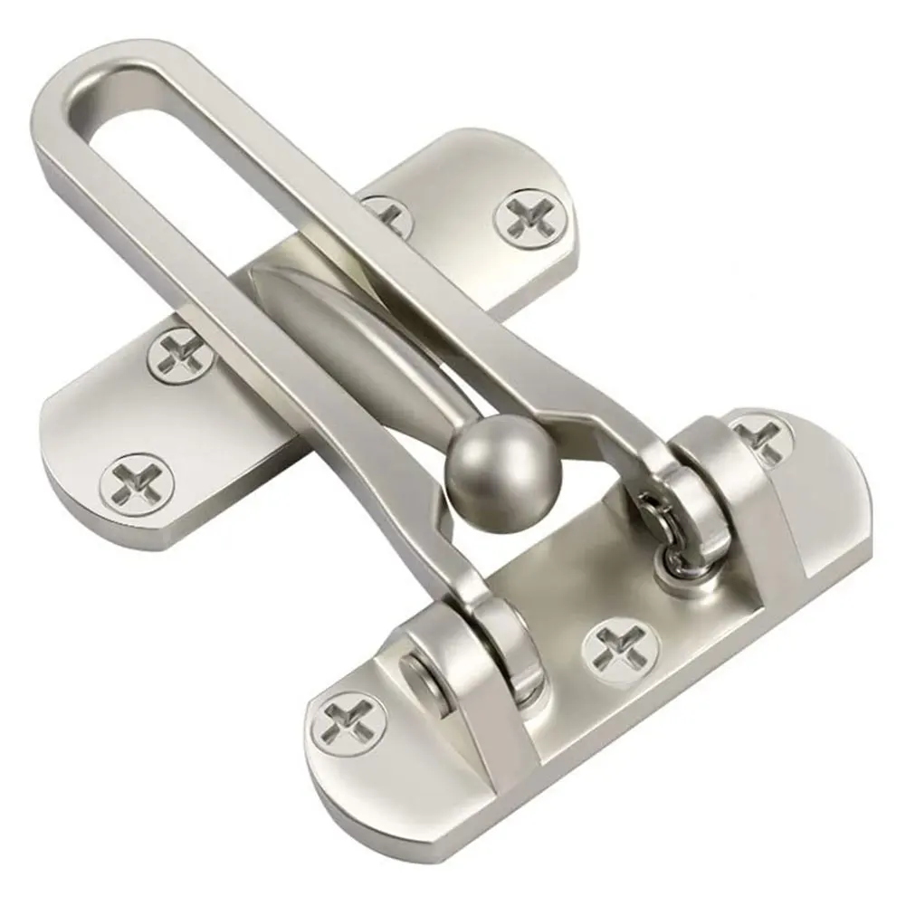 

Swing Bar Lock Security Premium Solid Aluminium Alloy Door Lock Drill Swing Bar Home Reinforcement Lock For Swing-In Doors