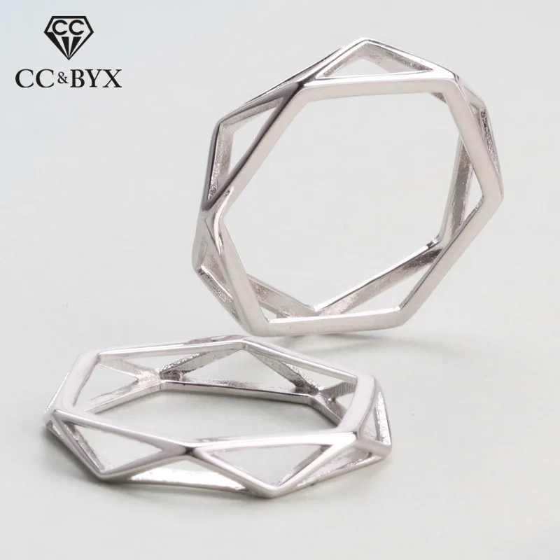 CC серебряные кольца оригинальные ювелирные изделия для влюбленных