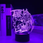 Tohru Miss Kobayashi's Dragon Maid Аниме Фигурка светодиодный ночник для спальни декоративная лампа подарок на день рождения манга Tohru светильник