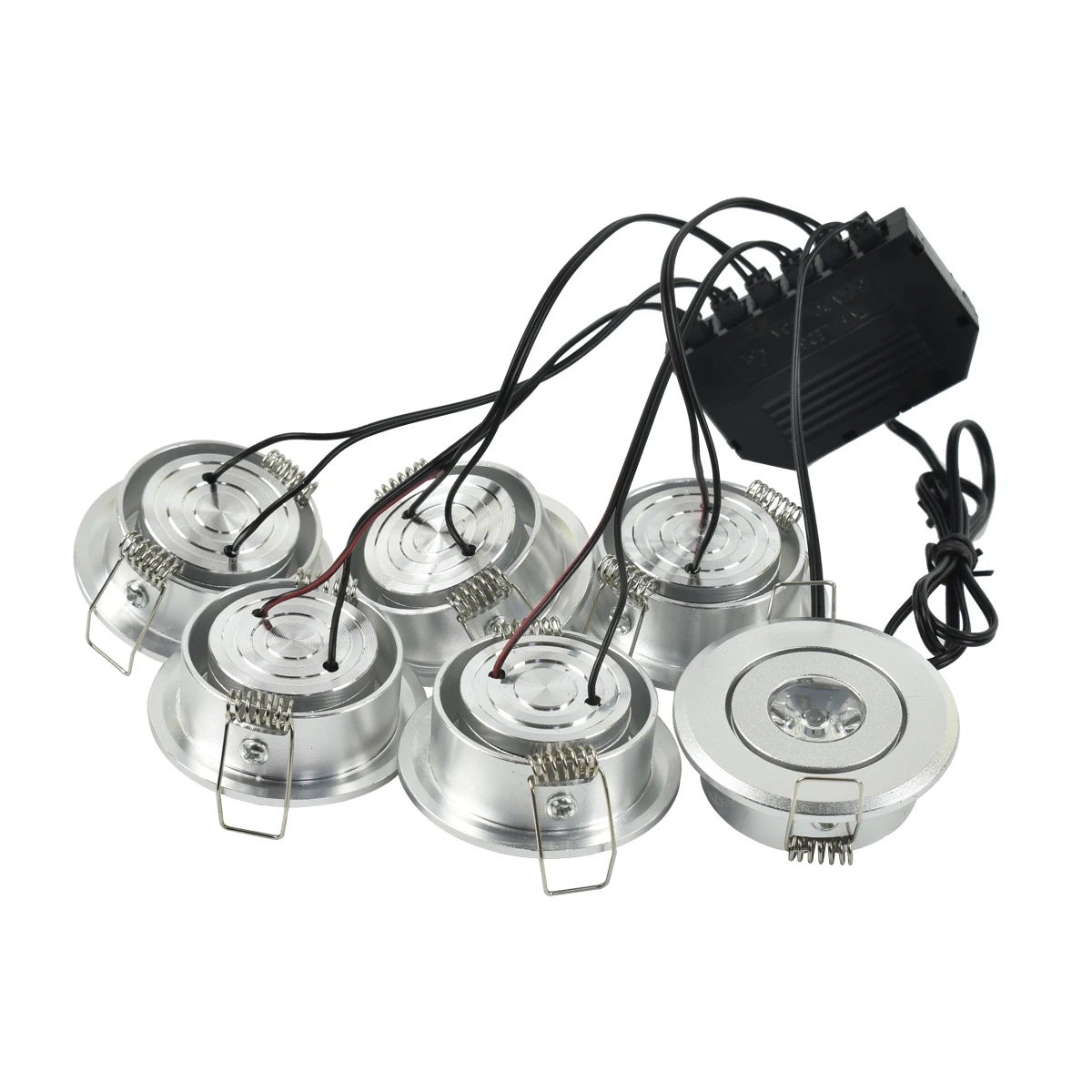 1 set 6pcs 1w 3w led home kitchen mini led under cabinet lighting 6w 660lm 1pcs 6 way coupling 1 power 6pcs 4m extention cable free global shipping