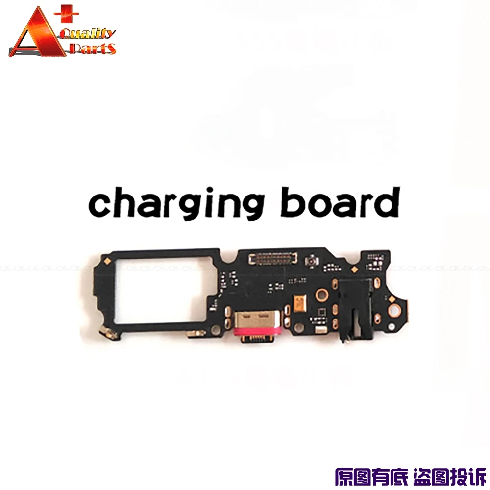 For OPPO A5 A9 2020 Power Volume Side Button Key Main Mainboard flex cable USB Charging Board With Microphone Mic | Мобильные
