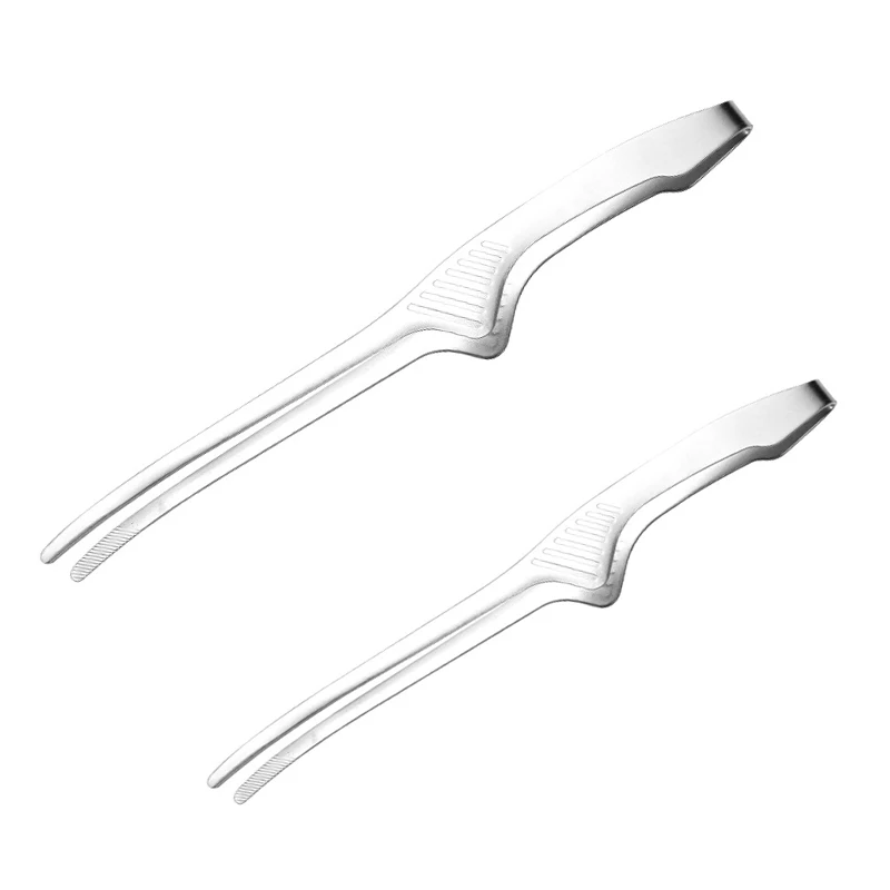 Щипцы для еды барбекю корейские зажимы гриль из нержавеющей стали щипцы готовки