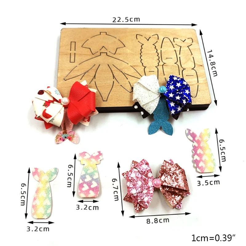 

Hairpin Bowknot Diy Wooden Mold Beauty Tray Mold Serving Board Mold for Jewelry Storage Home Decoration