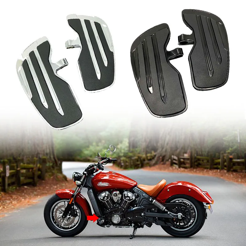 Foot Pegs Motorcycle Aluminum Footpegs Footrests fits For Indian Scout 2015 2016 2017 2018 Scout Sixty 16 18 Scout Bobber 2018