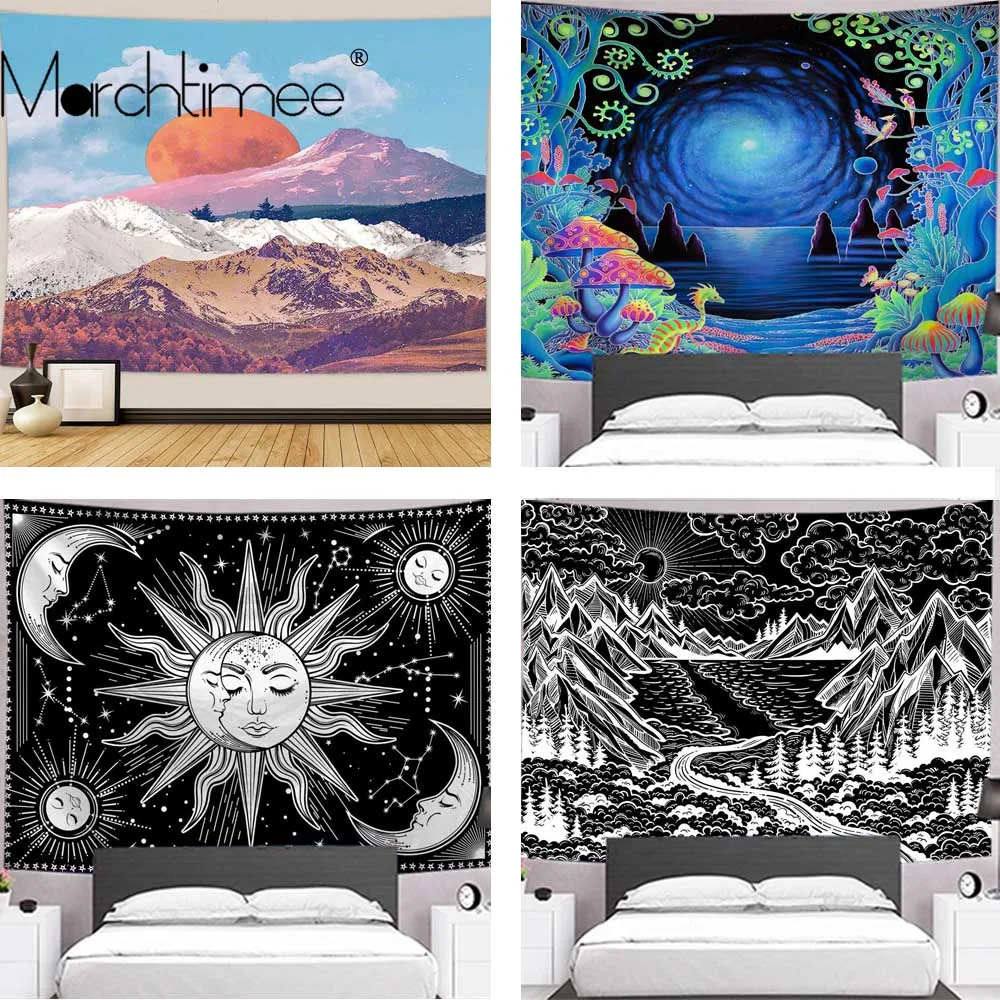 

Creative Line Draw Tapestry Wall Hanging Boho Decor Hippie Kiss Psychedelic Abstract Wall Tapestry Carpet Cactus Tapestries
