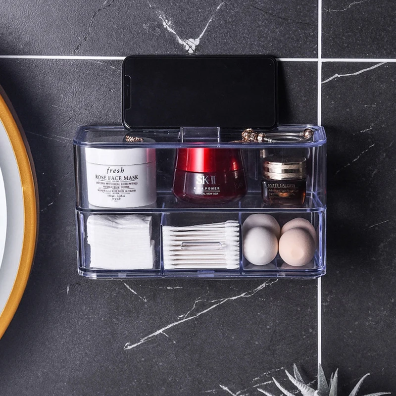 Вместительная настенная коробка для хранения косметики высококачественный ящик