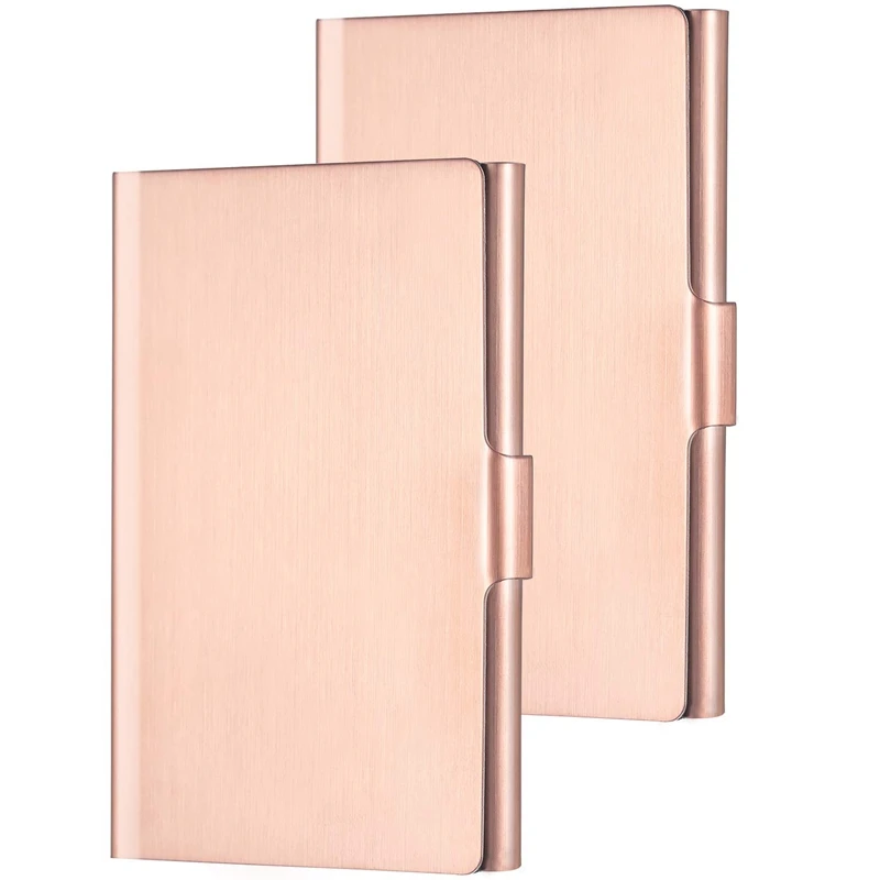 2 пакета унисекс бизнес держатель для карт из нержавеющей стали контейнер чехол