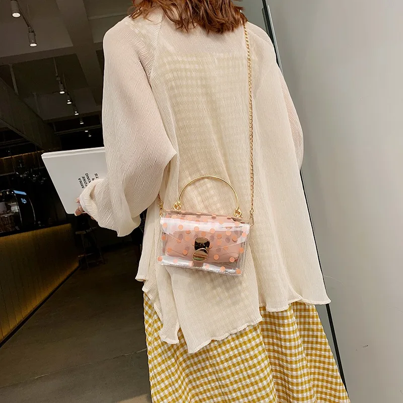 2019 Брендовые женские сумки-клатчи прозрачная сумка из прозрачного желеобразного