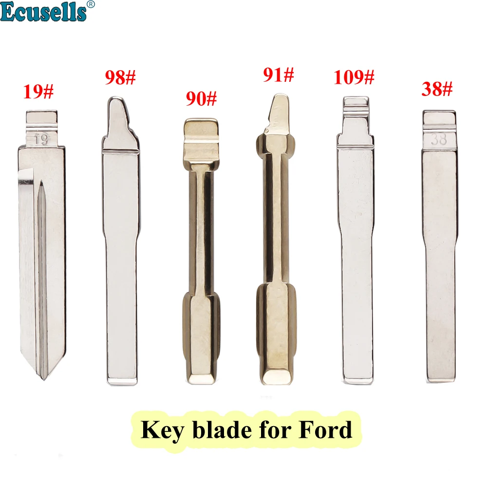 #19 #38 #90 #91 #98 #109 KD/Xhorse HU101 FO21 FO38 пустой ключ для Ford Fusion Focus Mondeo Fiesta Galaxy откидной
