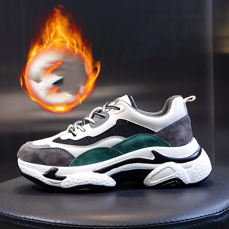 

Женские кроссовки на массивном меху, повседневные дышащие кроссовки из искусственного меха, теплая обувь, весна-зима 2022