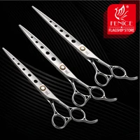 fenice 77 58 inch jp440c pet dogs gromming scissors straight shears sharp edge animals cat hair cutting barber tools