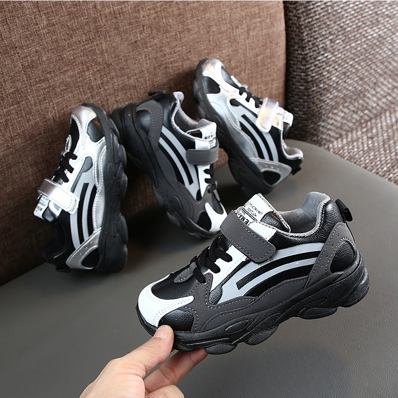 Детские кроссовки для мальчиков Резиновая подошва ПУ верхняя Подходит 1 2 3 11 12 13 14